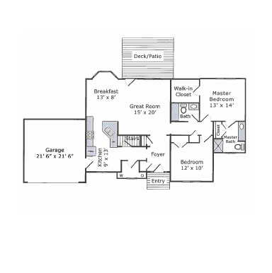 Cottage floor plan C | Presbyterian Village Austell